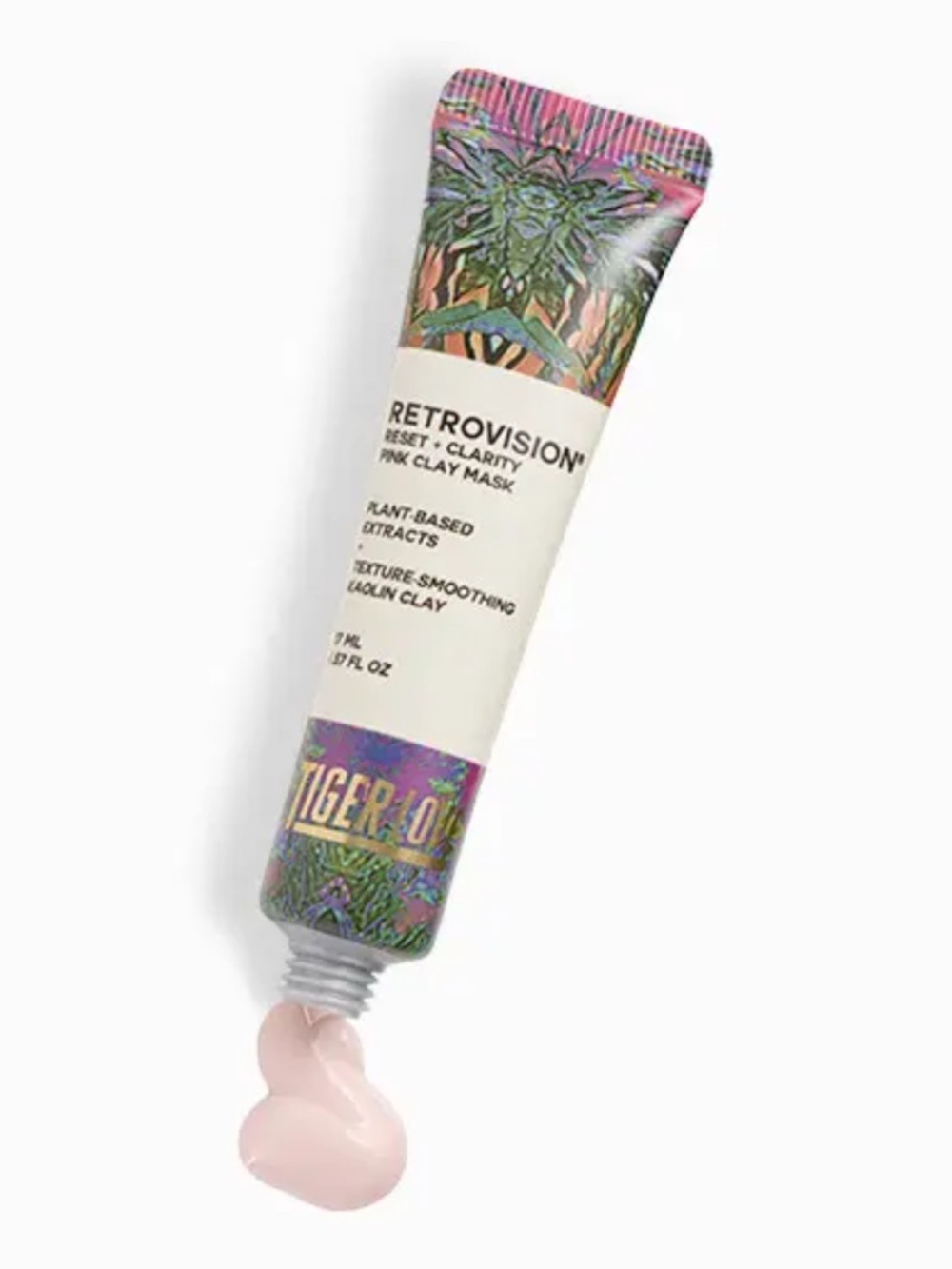 RETROVISION Reset + Clarity Pink Clay Mask — Pink